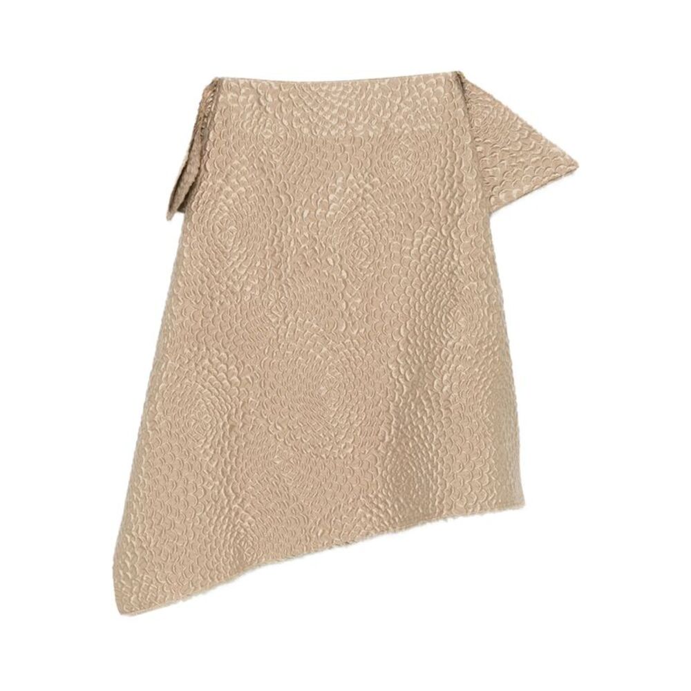 Niccolò Pasqualetti Neutrals Skirts - Asymmetric & Draped Skirts Women